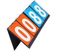 Healvian Tableau de Score Sportif Réutilisable 4 Chiffres Marqueur Professionnel Portable pour Football Basketball et Tennis de Table Accessoire D’Arbitre Pratique et Solide