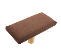 Healvian Tabouret Ergonomique Portable en Bois Couleur Café Taille Moyenne Adaptée à Partir de 150 CM avec Coussin Moelleux pour Contemplation Prière et Exercices D’Équilibre - Siège