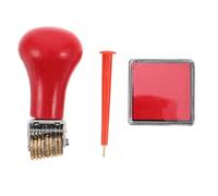 Healvian Tampon Dateur Réglable en Métal Roue Rotative Multifonction pour Bureau et Loisirs Créatifs, Outil Solide et Précis pour Scrapbooking