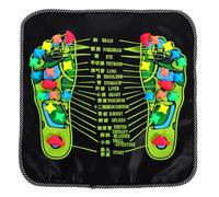 Healvian Tapis De Réflexologie Plantaire 13.39X13.39 Pouces Tapis De Massage Pour Les Pieds En Silicone Acupression Soulagement Après Longue Marche Usage Intérieur Et Extérieur