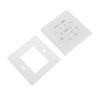 Healvian Télécommande pour Ventilateur de Plafond Blanc Interrupteur Intégré et Contrôle 6 Vitesses, Compatible Bureau et Salon Vacances
