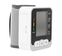 Healvian TensiomèTre Poignet ÉLectronique Portable Avec Grand ÉCran NuméRique Pour Mesure PréCise De La Tension ArtéRielle À Domicile Et En DéPlacement 3.15X2.76 Pouces En Abs LéGer