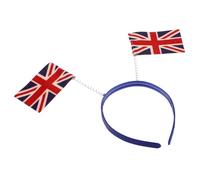 Healvian -tête Union Jack Drapeau National Accessoire Cheveux Pour Filles -tête De Supporter De Football Pour Fêtes Costumées
