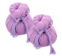 Healvian Thai Spa Massage Compresse Balle Chaude Boule Chaude Thai Massage Balles Thai Herbals Compresse Balle Pour Spa Athlètes Violet