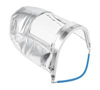 Healvian Thermique Transparent en Feuille d'Aluminium Isolant Haute Température Facial pour Soudage et Meulage Léger avec Bandeau Ajustable Anti-Éclaboussures pour Usage Industriel