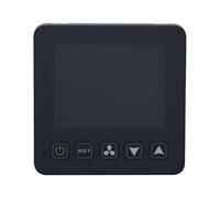 Healvian Thermostat Numérique Programmable Écran Lcd pour Ambiance Estivale, Contrôle Température Ambiante, Compatible Climatiseur Central et Unité de Ventiloconvecteur