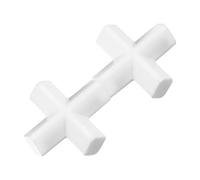 Healvian Tiges Magnétiques de Mélange en Ptfe 10X30 MM 2 Pièces Agitateur Magnétique de Laboratoire Résistant à la Corrosion Barre de Brassage Croisée pour Biologie et Chimie