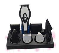 Healvian Tondeuse Multifonction USB Rechargeable pour Hommes Kit Coupe-cheveux et Nez Rasoir Électrique Portable avec Batterie Lame Acier Inoxydable Design Compact pour Voyage et Entretien