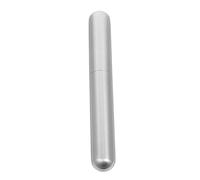 Healvian Tube à cigares en acier inoxydable, hermétique, pour un seul cigare, étui de voyage portable et hydratant, boîte de rangement en métal pour hommes et femmes d'affaires, argent