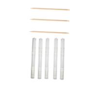 Healvian Tube D'huile Pour En Bois Et Bord Des Doigts 8 Bâtonnets De Manucure Accessoire De Nail Art Flacon Dissolvant Facile À Utiliser