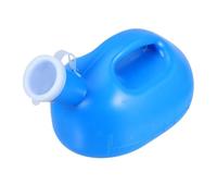 Healvian Urinoir Portable pour Hommes 3000 Ml Bleu Lisse Grosse Capacité Flacon D’Urine Ergonomique Anti-Éclaboussures Voyage Hôpital Nuit Aide Urination