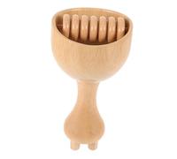 Healvian Ventouse De Massage En Bois Rouleau Robuste Ergonomique Léger Pour Massage Du Dos Thérapie Bois Usage Domestique Détente Corps