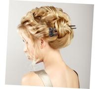 Healvian Vintage U Shaped Hairpin For Women Decorative Bow Hair Accessories Elegant And Sturdy Hairpin For Parties And Daily Use