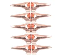 HEANUJJ 10pcs Anneaux en Métal pour Tressage Cheveux, Outil de Tressage Polyvalent et Chic, Accessoires pour Ongles et Coiffure en Salons Professionnels
