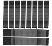 HEANUJJ 10pièces Lot de Brassards Élastiques Noirs de Deuil pour Funérailles et Commémorations Brassard de Police Mourning Band Respectueux et Souple Accessoire Funéraire pour Service