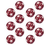 HEANUJJ 12 Balles de Foot en Plastique Blanc Légères de 31mm pour Jeu de Football de Table à Domicile Accessoires de Remplacement pour Foot