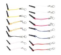 HEANUJJ 15 Pièces Sangles avec Bouchon Anti-poussière et Fermoir Mousqueton pour Téléphone Portable et Tablette, Légères et Faciles à Attacher, pour Création et Présents Couleur Aléatoire