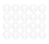 HEANUJJ 20 Pièces Support pour Plantes D'intérieur en Plastique Forme Monstera, Tuteur Réglable Installation Facile, pour Plantes Grimpantes et Variétés D'intérieur