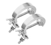 HEANUJJ 2pièces Crochets de Lumière Alliage Aluminium Pince de Fixation Truss pour Éclairage de Scène Serre-raccords Robustes pour Projecteurs de Concert et Événements