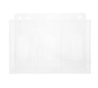 HEANUJJ 3grille Distributeur Mural Acrylique Transparent à Compartiments pour Masques et Protections Support Mural Pratique pour Laboratoire et Bureau Professionnel