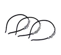 HEANUJJ 3pcs Serrage-têtes à Strass Élégants en Alliage Fleurs Délicates, Détails Soignés, Ne Tombent Pas Facilement, Accessoires Cheveux pour Femmes Lors de Diverses Plusieurs styles