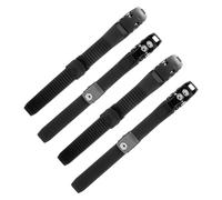 HEANUJJ 4 Pièces Kit de Boucle de Patin Agressif avec Sangles de Remplacement en PP Léger, Fermeture Ajustable pour Patins de Roller Homme et Femme en Intérieur et Extérieur