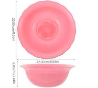 HEANUJJ 6 pièces Bassines Plastique pour Lavage Visage Salon Spa ou Cuisine Cuvette de Lavage Polyvalente et Résistante pour Usage Quotidien Couleur Aléatoire Couleur Aléatoire