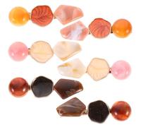 HEANUJJ 6pcs Barrettes à Cheveux Géométriques en Acrylique Effet Marbre pour Filles Accessoires Cheveux Chic et Adorables Décoratives pour Usage Quotidien