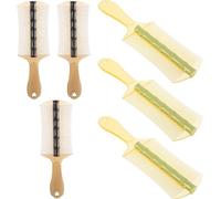 HEANUJJ 6pcs Peignes à Dents Fines Double Face pour Cuir Chevelu et Pellicules avec Poignée Ergonomique en Plastique Épais pour Adultes, Garçon et Filles, Chats et Chiens