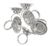 HEANUJJ 6pcs Pinces à Marque-Place en Fer Argenté Robustes et Pratiques pour Afficher Numéros de Table Lors de Mariages et Banquets Minimalistes