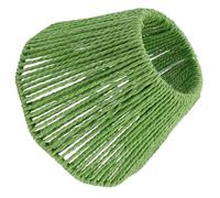 HEANUJJ Abat-jour Papier Tressé Rustique pour Lampe Abat-jour Suspendu Corde Naturelle Décoration Chaleureuse pour Maison et Bureau Remplacement Facile Vert Emballé Séparément