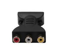 HEANUJJ Adaptateur de Câble Vidéo 720p Noir, Convertisseur Solide en Cuivre, Isolation Physique, Adapté pour Home Cinéma et Systèmes Home Theater