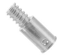 HEANUJJ Adaptateur Fileté pour Manche à Balai 25 Mm en Alliage D'aluminium Solide, Embout de Remplacement Filetage Extérieur, Compatible Rallonges et Tiges, pour Usage Domestique