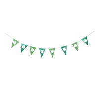 HEANUJJ Bannière Saint-patrick 3 Mètres Trèfle Quatre Feuilles, Guirlande Décoration Fête Irlandaise, à Suspendre Spirale Réutilisable pour Maison, Bureau et Événement