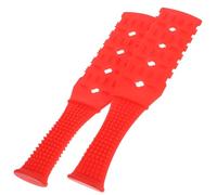 HEANUJJ Bâtons de Massage pour Améliorer la Circulation Sanguine 2pcs Rouge en Silicone Accessoire Multifonctionnel pour Jambes et Tête à Domicile Bureau