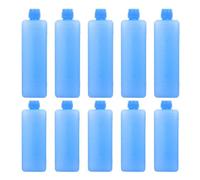 HEANUJJ Blocs réfrigérants réutilisables 10Pcs, PE Bleu, Portable, Long-Term Cooling, pour Lunch Box et Cold Storage Ice Box, Backpacking et Shipping