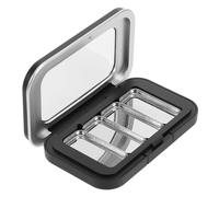 HEANUJJ Boîte à Fards à Paupières Vide Aimantée Plateau Métallique, Étui Rechargeable en Lot de 4, Rangement Maquillage Pratique pour Maquilleurs et Amateurs