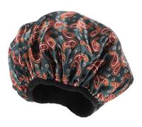 HEANUJJ Bonnet de Bain Motif Noix de Cajou Imperméable et Absorbant Bonnet de Pratique en Eva et Fibre Taille Grosse pour Garçon et Filles pour Maquillage et Sommeil