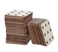 HEANUJJ Cartes de Tissage en Bois Carrées 48 Pièces, pour Débutants