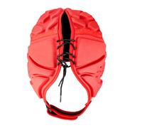 HEANUJJ Casque de Protection Rouge en Eva pour Football, Rugby et Roller, Confortable et Respirant, pour Gardiens et Sports D'équipe