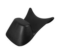 HEANUJJ Coussin Cervical Antidérapant en Silicone Noir pour Lavabo de Salon, Oreiller Ergonomique Confortable pour Spa Capillaire et Lavage des Cheveux en Salon