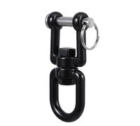 HEANUJJ Crochet Pivotant Robuste à Double Œillet en Acier Inoxydable pour Chaise Suspendue et Balançoires, Support Rotatif Fiable pour Utilisation Extérieure et Hamacs
