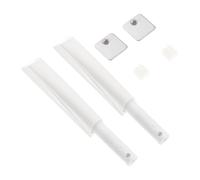 HEANUJJ Dispositifs de Rebond à Pression pour Portes de Placard, 2 Pièces, Encastrables, Finition Blanche Anti-jaunissement, Compact et Solide, Adaptés aux Armoires Cuisine et Meubles,