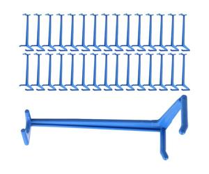 HEANUJJ Écarteur de Branches Ajustable Outil de Modélisation de Branches pour Arbres Fruitiers en PE Bleu 50pcs pour Jardinage et Fixation