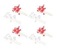 HEANUJJ Épingles à Cheveux Élégantes en Perles Blanches Légères et Faciles à Porter Lot de 10 de Mariage Accessoires pour Mariées Lors de Danses et Lunes de Miel