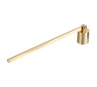 HEANUJJ Éteignoir à Bougie en Acier Inoxydable Doré Section Mobile et Manche Long, Accessoire pour Éteindre Les Chandelles sans Effort