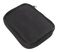 HEANUJJ Étui de Transport Portable pour Glucomètre Noir en Tissu Léger et Compact, Paquet de Rangement pour Fournitures de Diabète, pour Compartiment de Voiture