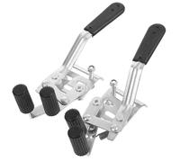 HEANUJJ Freins Pratiques en Acier et Plastique, Installation Facile, Usage Solide à Latéral Pack de 2 Pièces pour Verrouillage Sécurisé pour Fauteuil Roulant