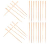 HEANUJJ Lot de 100 Bâtonnets de Cire en Bois pour Épilation Corporelle et Zone des Sourcils, Applicateurs Plats pour Nettoyage et Épilation Quotidienne