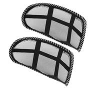 HEANUJJ Lot de 2 Oreillers Cervicaux pour Siège Auto en Maille Néoprène Respirante, Design Compact et Portable, Fatigue Cervicale pour Conduite Estivale Confortable